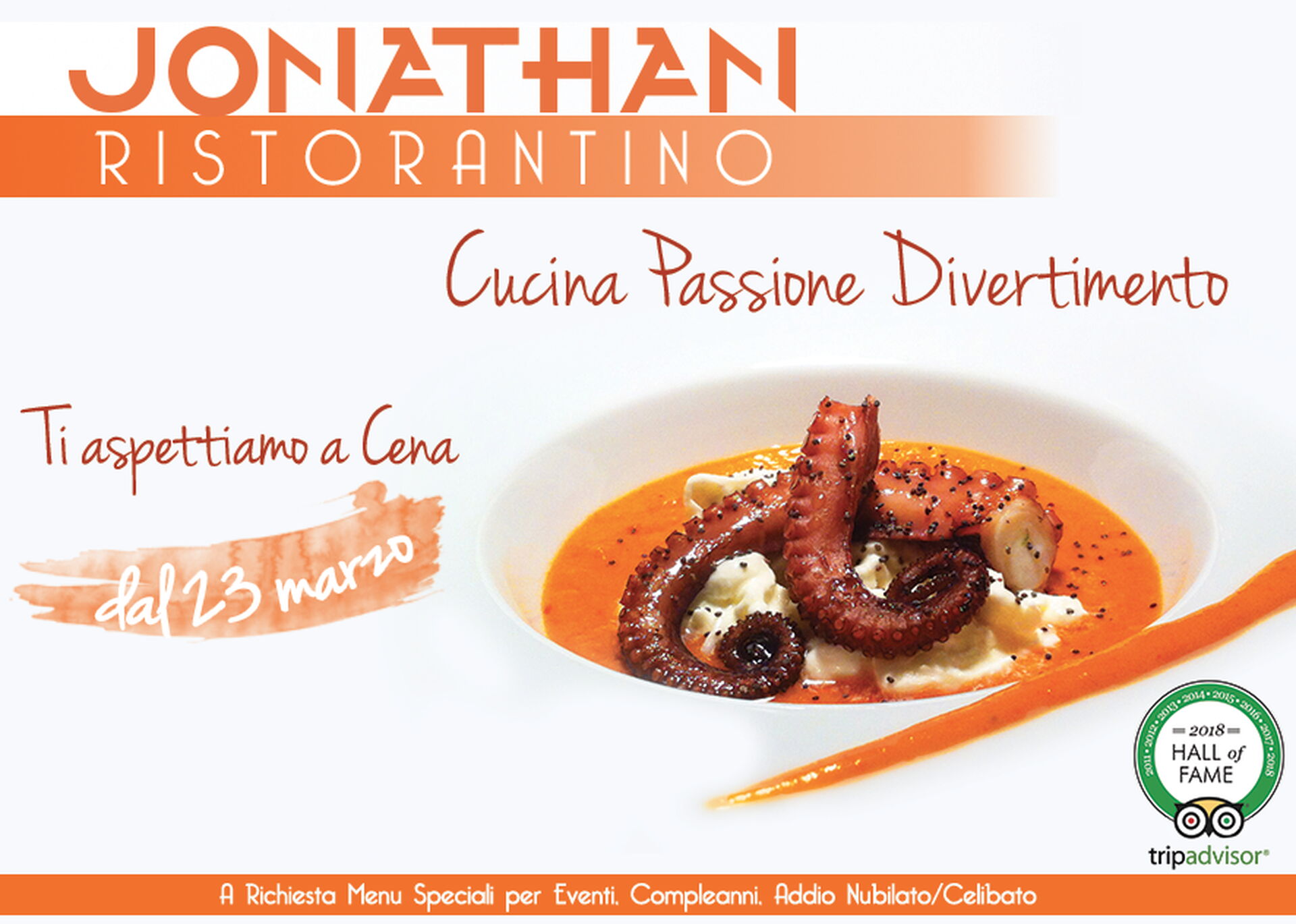 JONATHAN SAN BENEDETTO DEL TRONTO RISTORANTE FLYER 2