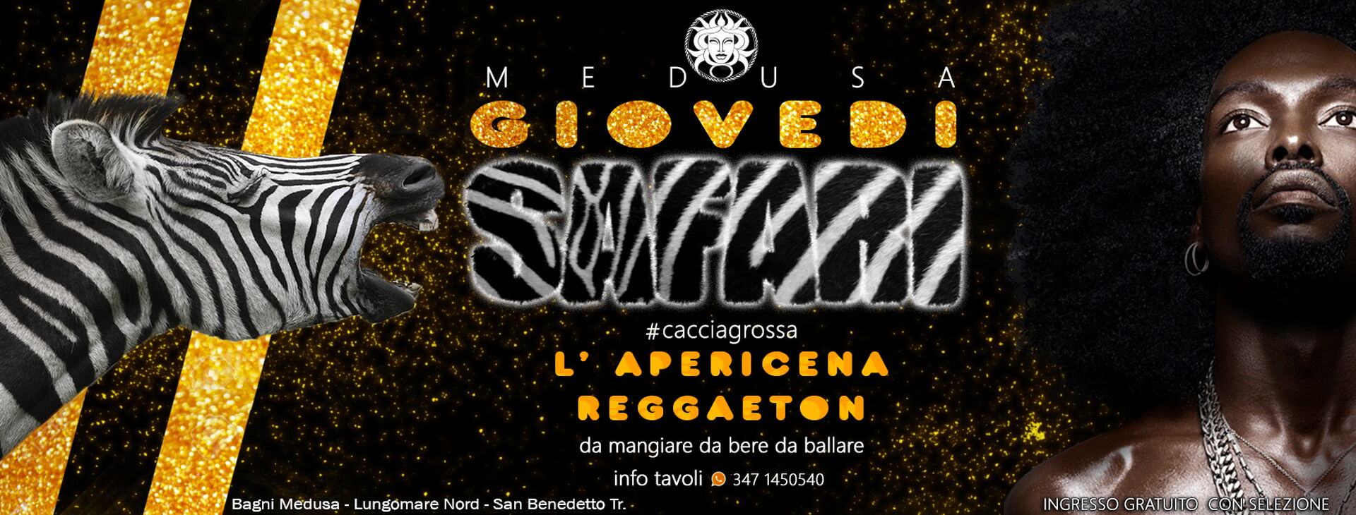 MEDUSA BEACH SAN BENEDETTO DEL TRONTO GIOVEDI SAFARI FLYERPNG