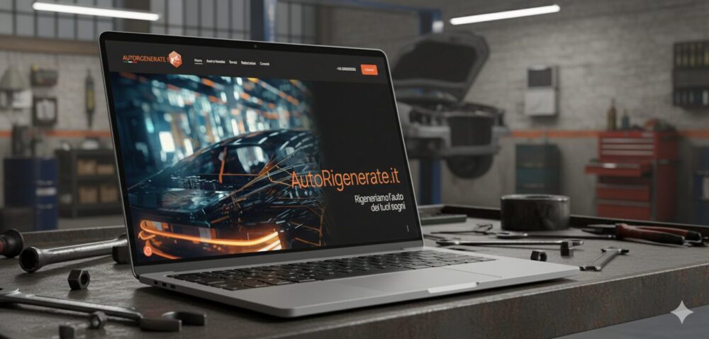 Il Nostro Lavoro: Creazione del Sito per AutoRigenerate.it